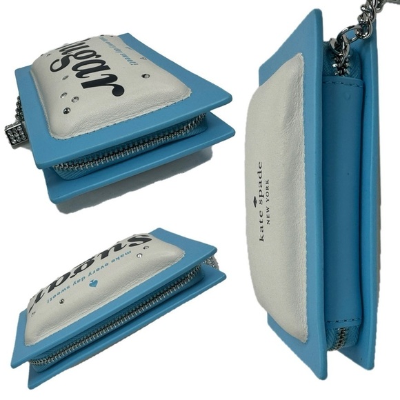 Kate Spade Coffee Break 3D Sugar Packet Small Card Holder Or Coin Bag - Picture 5 of 6